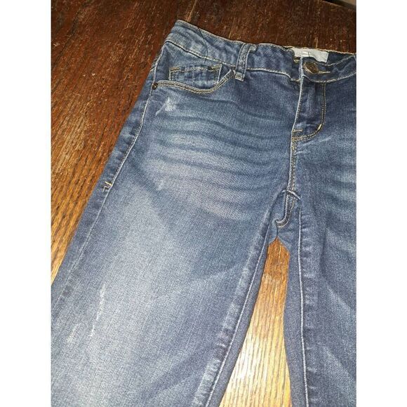 Jr Size 3 Jolt Jeans Distressed Skinny Denim Blue Jeans Jeggings Casual Pants - Picture 4 of 7